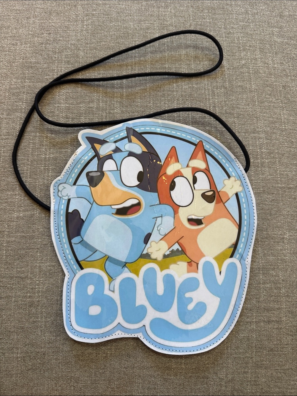 Bluey Kids Crossbody Bag in Blue and Orange - Character Design